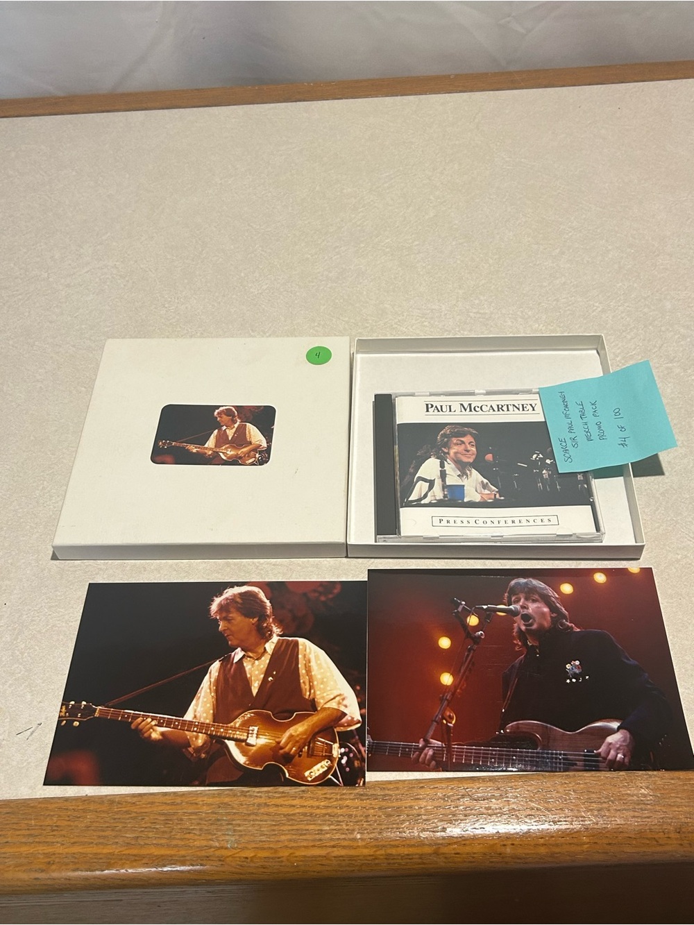 Rare Paul McCartney Press Conferences Promo #4of100 +2 VIN Concert Photos